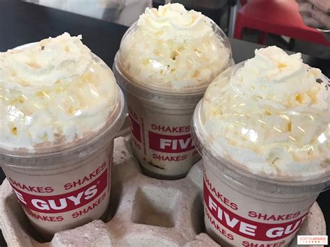 best 5 guys milkshake combo.